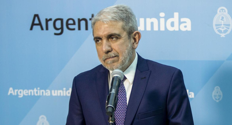 Aníbal Fernández, ministro de Seguridad, Gobierno, NA	