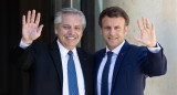 Alberto Fernández se reunió con Emmanuel Macron. Foto: Reuters.