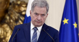 Presidente de Finlandia, Sauli Niinisto, AFP