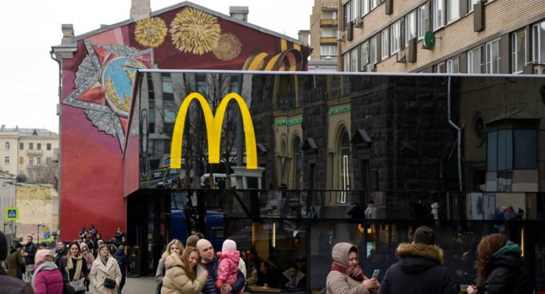McDonald's en Rusia. Foto: AFP