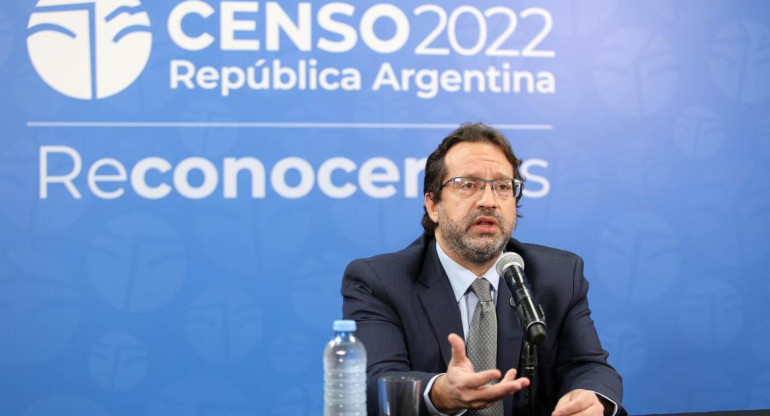 Marco Lavagna, sobre el Censo 2022. Foto: NA.