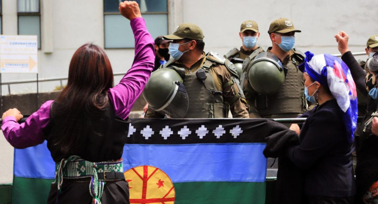 Chile, militares, mapuches, AFP