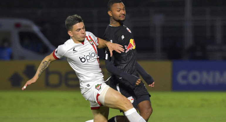 Estudiantes vs Bragantino, Copa Libertadores. Foto: NA.