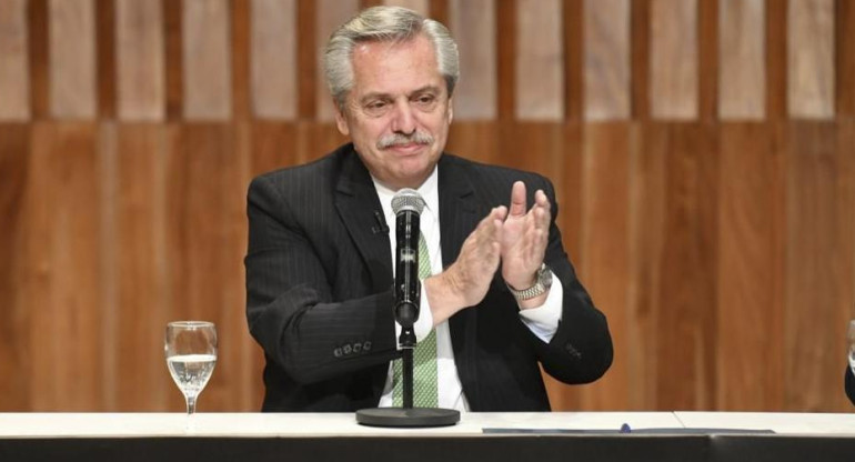 Alberto Fernández, presidente. Foto: NA.
