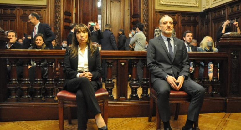 Roxana Reyes y Martín Doñate, nuevos integrantes del Consejo de la Magistratura. Foto: NA.