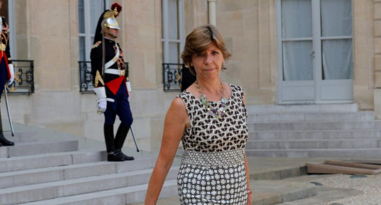 Catherine Colonna, canciller de Francia. Foto: REUTERS.