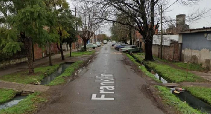 Lugar del crimen en Rosario. Foto: Google Maps.