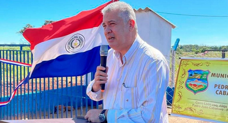 José Carlos Acevedo, intendente asesinado en Paraguay.