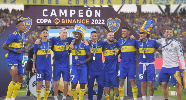 Boca Juniors, campeón de la Copa de la Liga. Foto: Reuters.