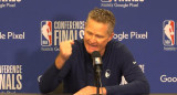 Steve Kerr, entrenador de NBA. Foto: captura video.