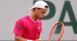 Diego Schwartzman en Roland Garros. Foto: REUTERS.