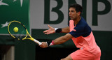 Federico Delbonis en Roland Garros. Foto: REUTERS.