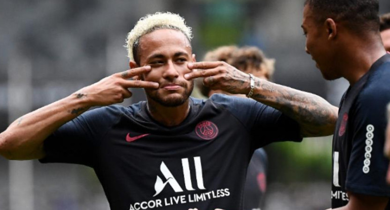 Neymar, PSG. Foto: NA.