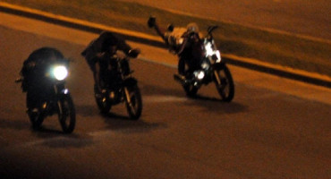 Picada de motos en Mar del Plata, NA