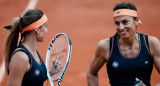 Gabriela Sabatini y Gisela Dulko, tenis. Foto: EFE.