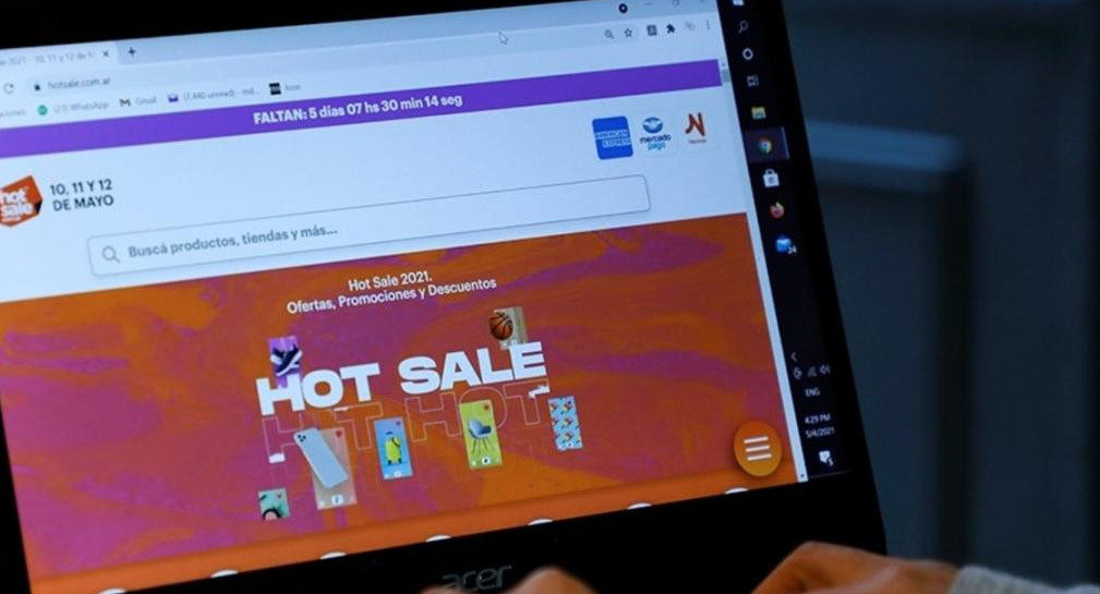 Hot Sale, internet. Foto: prensa.