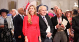 Boris Johnson en el homenaje a la reina Isabel II. Foto: REUTERS.