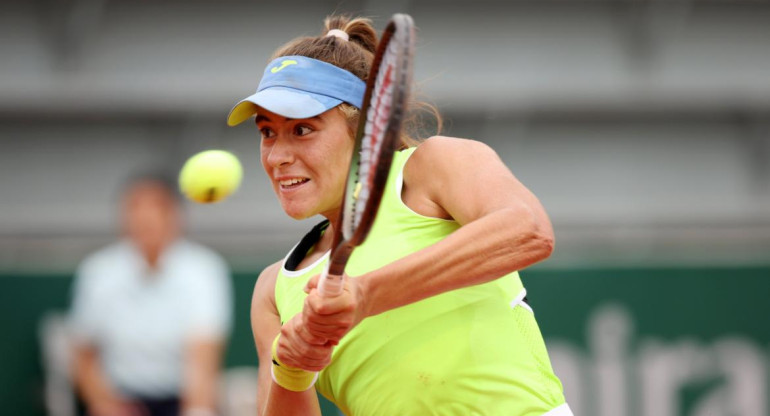 Solana Sierra en Roland Garros Junior