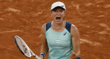 Iga Swiatek en Roland Garros. Foto: REUTERS.