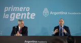 Alberto Fernández y Martín Guzmán. Foto: NA.