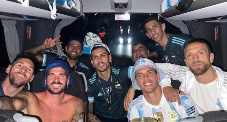 Selección argentina. Foto: @leoparedes20.