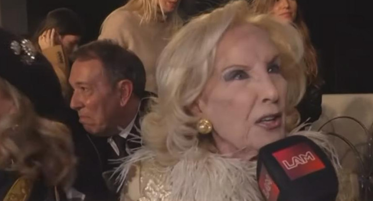 Mirtha Legrand en LAM. Foto: captura video.