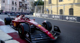 Charles Leclerc en el Gran Premio de Azerbaiyán. Foto: EFE.