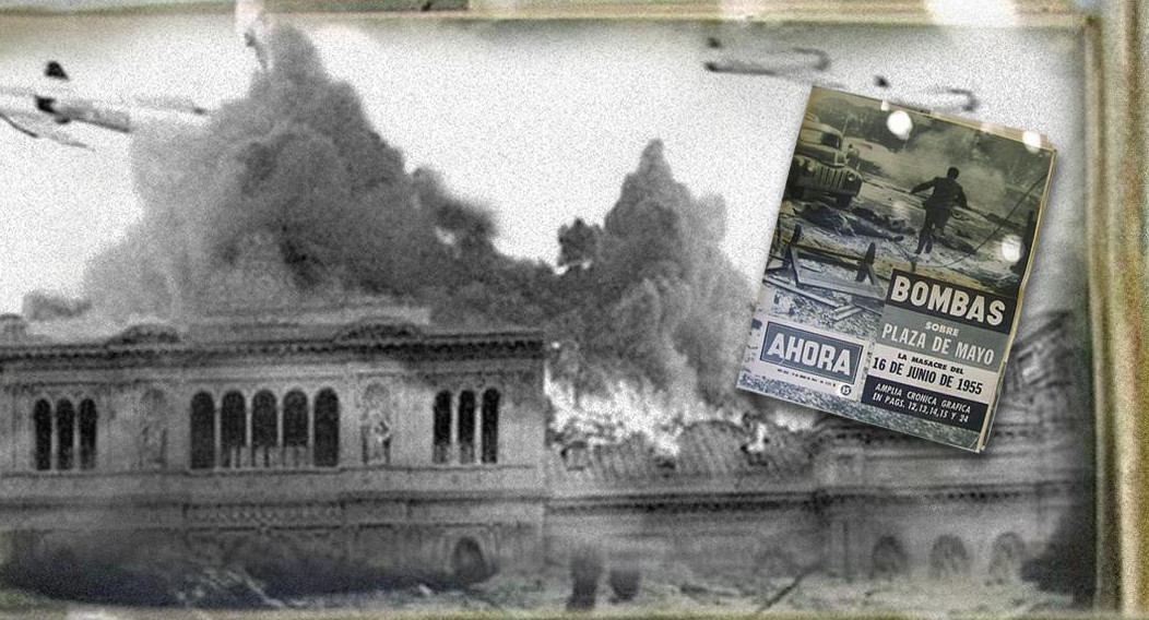 Bombardeo de Plaza de Mayo, 16 de junio de 1955, Fotos Archivo General de la Nación	