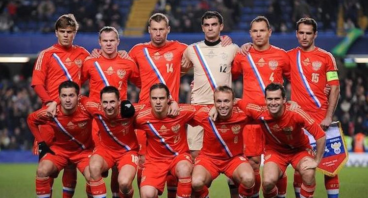El equipo ruso durante el Mundial de Brasil. Foto: Reuters.
