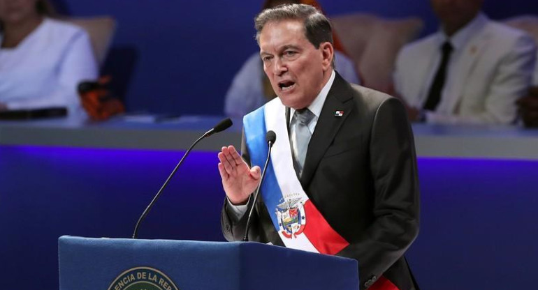 Laurentino Cortizo, presidente de Panamá. Foto: Reuters.
