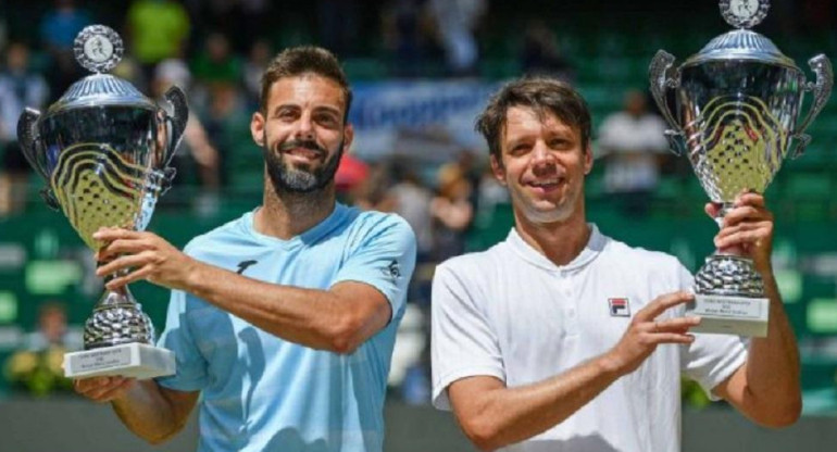Horacio Zeballos y Marcel Granollers, tenis, Halle, NA