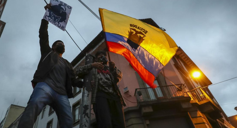 Noveno día de protestas en Ecuador: EFE