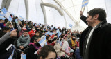 Axel Kicillof en Tecnópolis. Foto: NA.