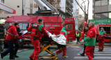 Voraz incendio en un edificio del barrio porteño de Recoleta. NA	