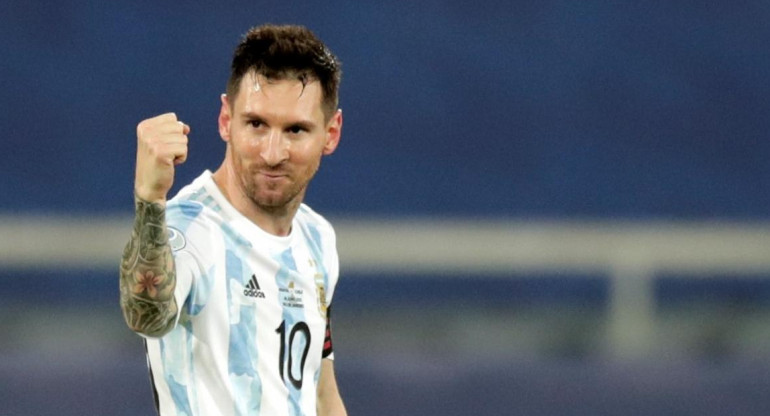 Lionel Messi, Selección Argentina. Foto: EFE.
