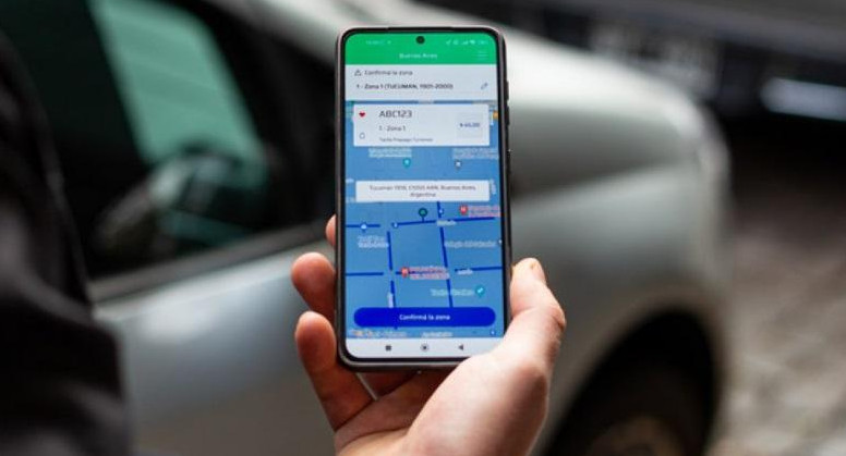 App para estacionar. Foto: NA / Gobierno CABA.