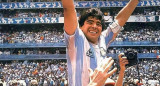 Diego Maradona en el Mundial México 86. Foto: NA.