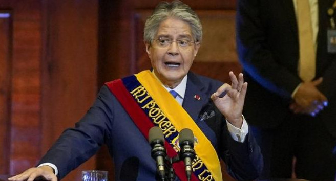 Guillermo Lasso, presidente de Ecuador. Foto: NA.