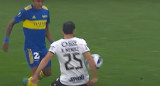 Posible penal a Boca. Foto: captura video.