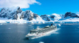 Un crucero con 3.000 pasajeros chocó contra un iceberg en Alaska