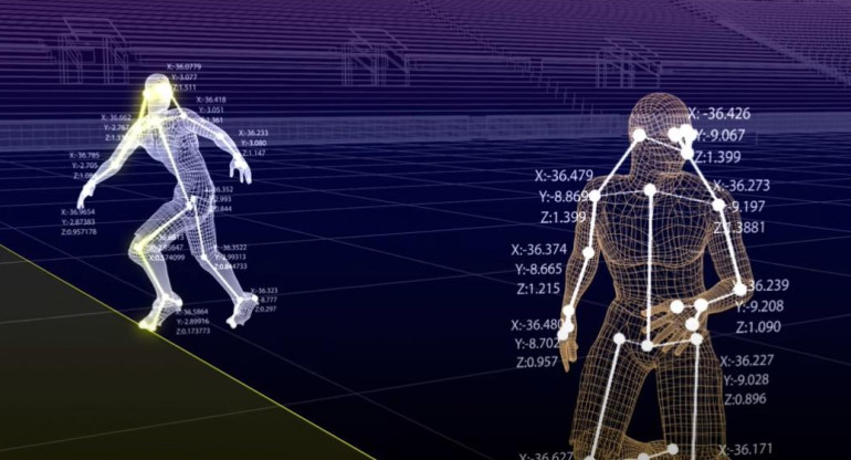 Inteligencia artificial para detectar offside en el Mundial de Qatar. Foto: Captura de video.