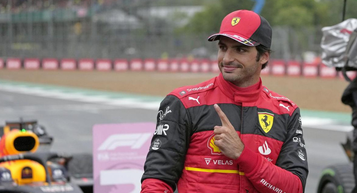 Carlos Sainz en el Gran Premio de Gran Bretaña. Foto: EFE.