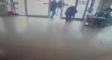 Ataque en hospital de Rosario, foto captura de video	