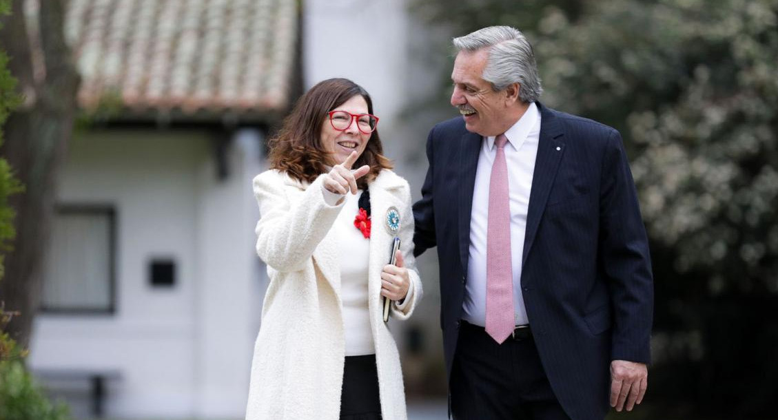 Silvina Batakis y Alberto Fernández, Gobierno, NA