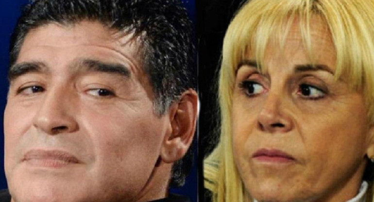 Diego Maradona y Claudia Villafañe, NA