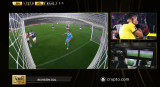 Jugada del VAR, River vs Vélez. Foto: captura.