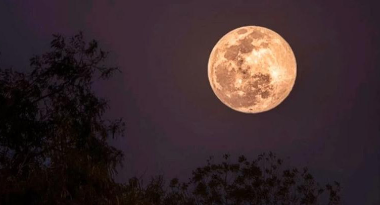 Eclipse lunar. Foto: NA.