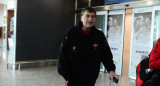 Julio Falcioni en Colón. Foto: NA.