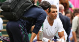 Rafael Nadal en Wimbledon. Foto: EFE.