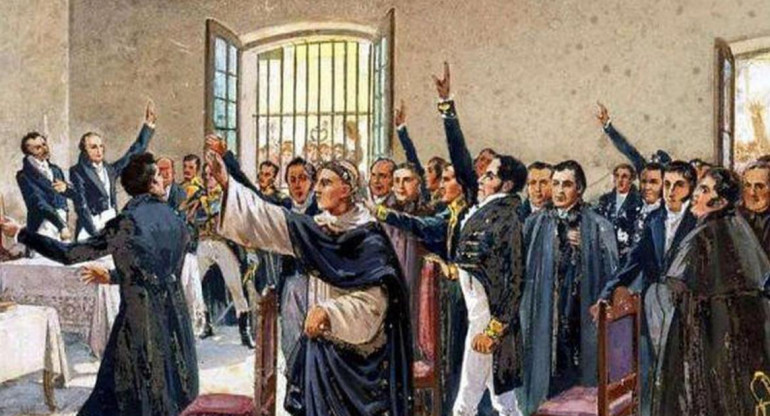 Congreso de Tucumán, 9 de julio de 1816.